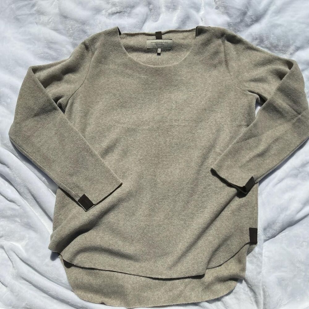 Women's Grey and Cream Sweatshirt